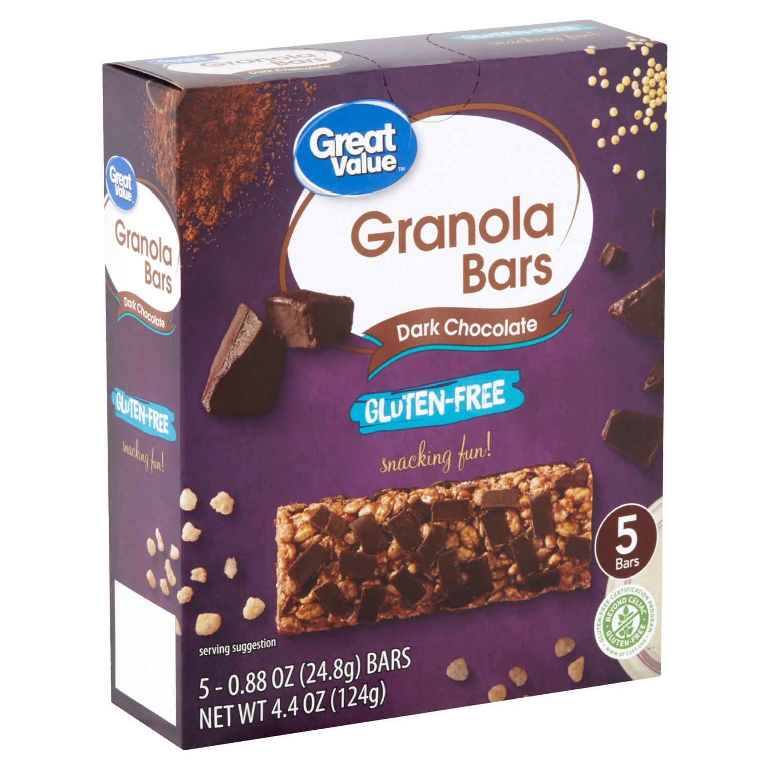 Great Value Gluten Free Dark Chocolate Granola Bars 1536x1536 